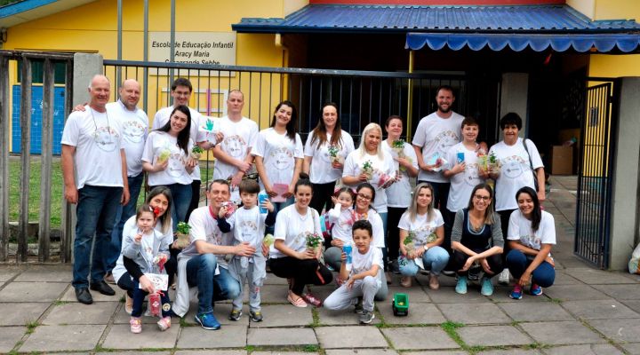 Quadrilátero promove ação de Dia das Crianças junto a escola de Caxias do Sul