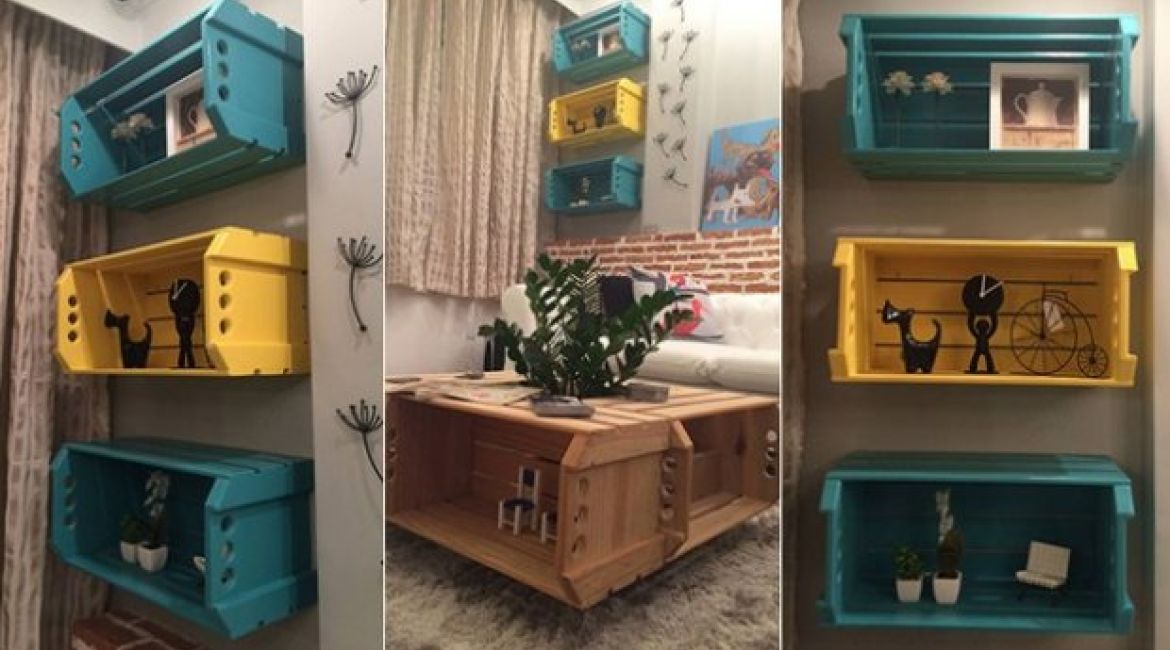 9 ideias infalíveis para usar caixotes de madeira na decoração
