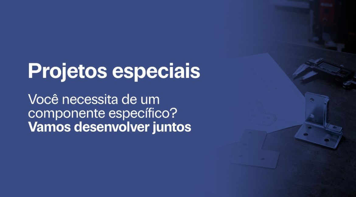 Projetos especiais em componentes para móveis: desenvolvimento, produção e fornecimento