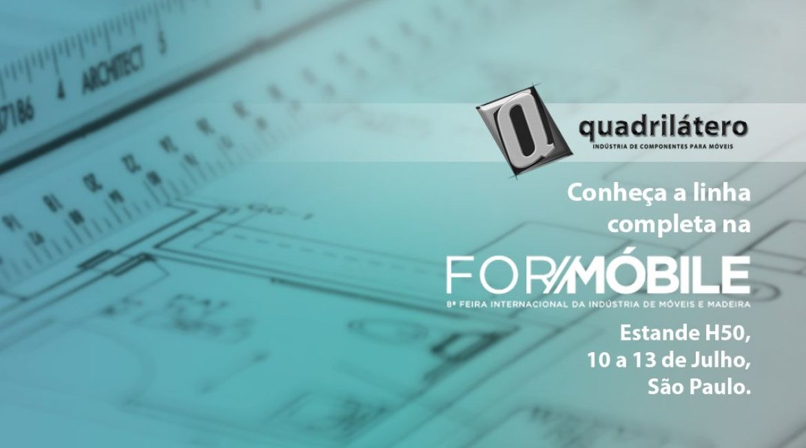 Quadrilátero terá estande na ForMóbile 2018
